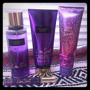 VS love spell lotion/body spray